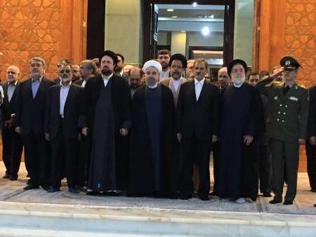 Iran President, cabinet members pay tribute to late Imam Khomeini Iran President, cabinet members pay tribute to late Imam Khomeini