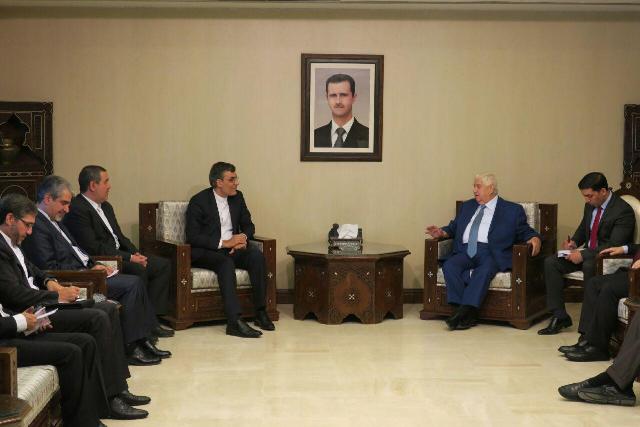 Iranian senior diplomat meets Syrian FM Iranian senior diplomat meets Syrian FM