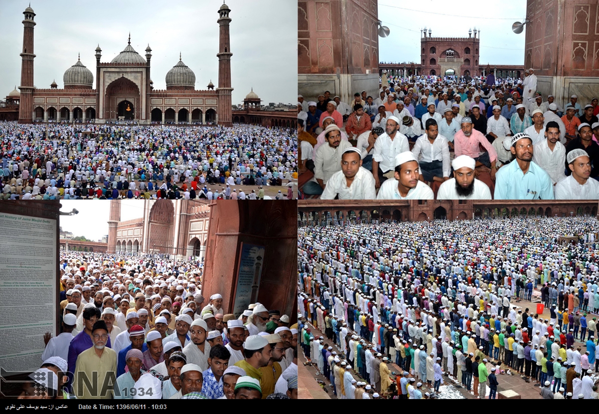 اقامه نماز عید قربان در هند