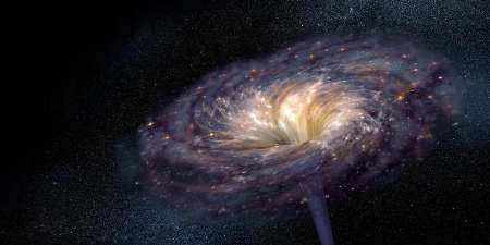 كشف سیاهچاله ای عجیب در مركز راه شیری