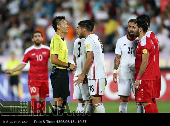 İran ve Suriye Futbol takımları berabere kaldı İran ve Suriye Futbol takımları berabere kaldı