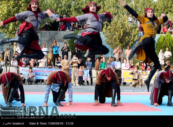 La 6ª edición del Festival Internacional de los Juegos Locales, celebrada en Marivan al oeste de Irán. 9408**