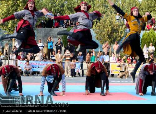 La 6ª edición del Festival Internacional de los Juegos Locales, celebrada en Marivan al oeste de Irán. 9408**