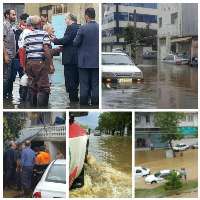 بارش بي سابقه 264 ميليمتري باران در گيلان / مديران غافلگير نشدند