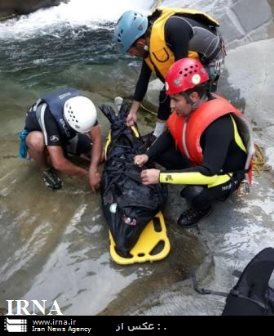 مرگ جوان كرمانی در آبشار فوسك كرمان