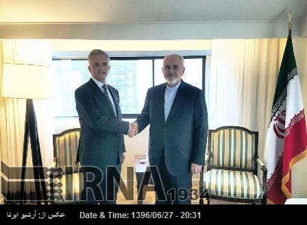Zarif, İsviçre Dışişleri Bakanı ile görüştü Zarif, İsviçre Dışişleri Bakanı ile görüştü