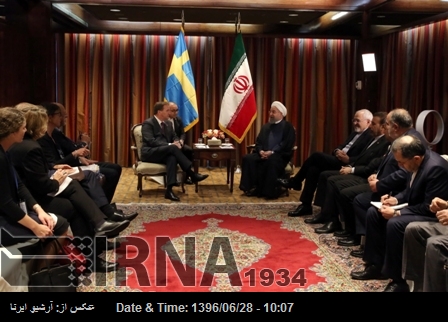 Ruhani: Tahran-Stockholm ilişkilerinde yeni dönem başlamıştır Ruhani: Tahran-Stockholm ilişkilerinde yeni dönem başlamıştır