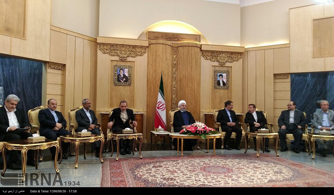 Ruhani: İran’ın bölgesel konular, KOEP ve uluslararası politikadaki tutumu desteklenmektedir Ruhani: İran’ın bölgesel konular, KOEP ve uluslararası politikadaki tutumu desteklenmektedir