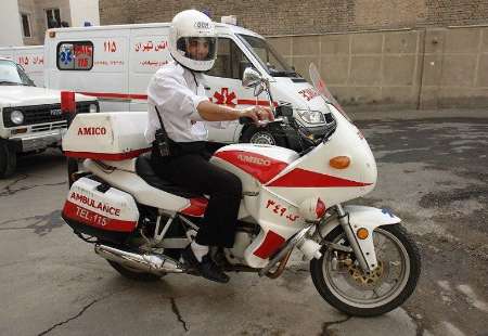 افزایش رضایت مردم تهران از آمبولانس موتوری اورژانس