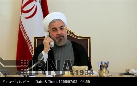 Ruhani: Irak devleti ve milletinin yanındayız Ruhani: Irak devleti ve milletinin yanındayız