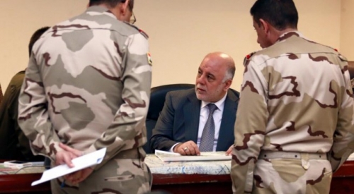 العبادی دستور مداخله نیروی انتظامی برای حفاظت ازمردم درشمال عراق داد