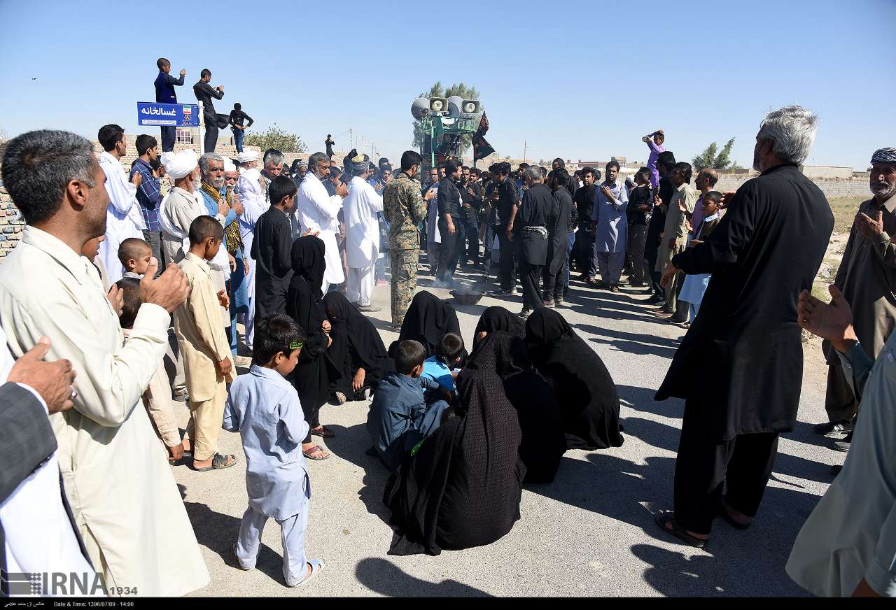 عزاداری مردم چابهار در روز تاسوعای حسینی