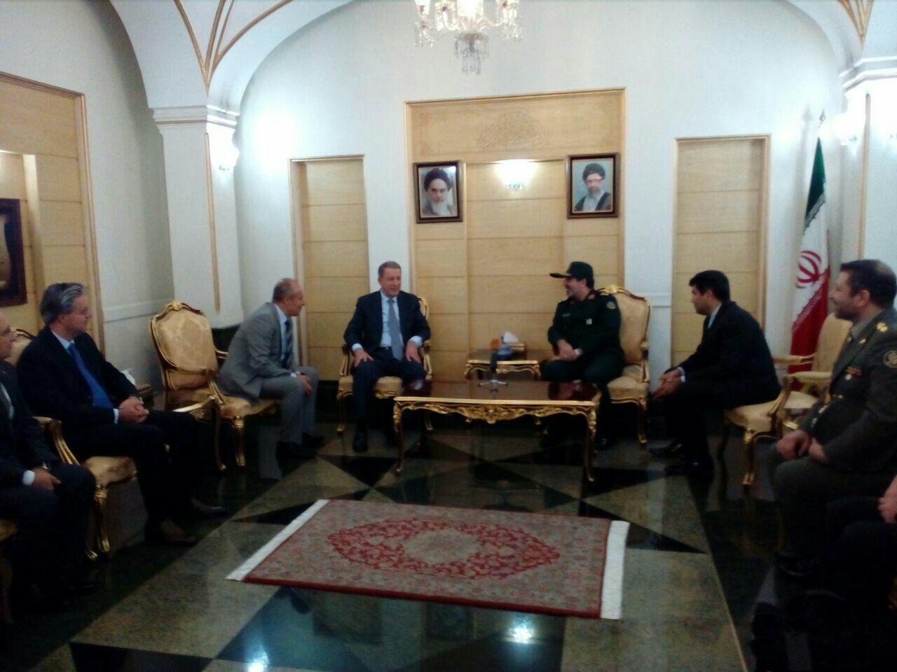 Turkish chief of general staff arrives in Tehran Turkish chief of general staff arrives in Tehran