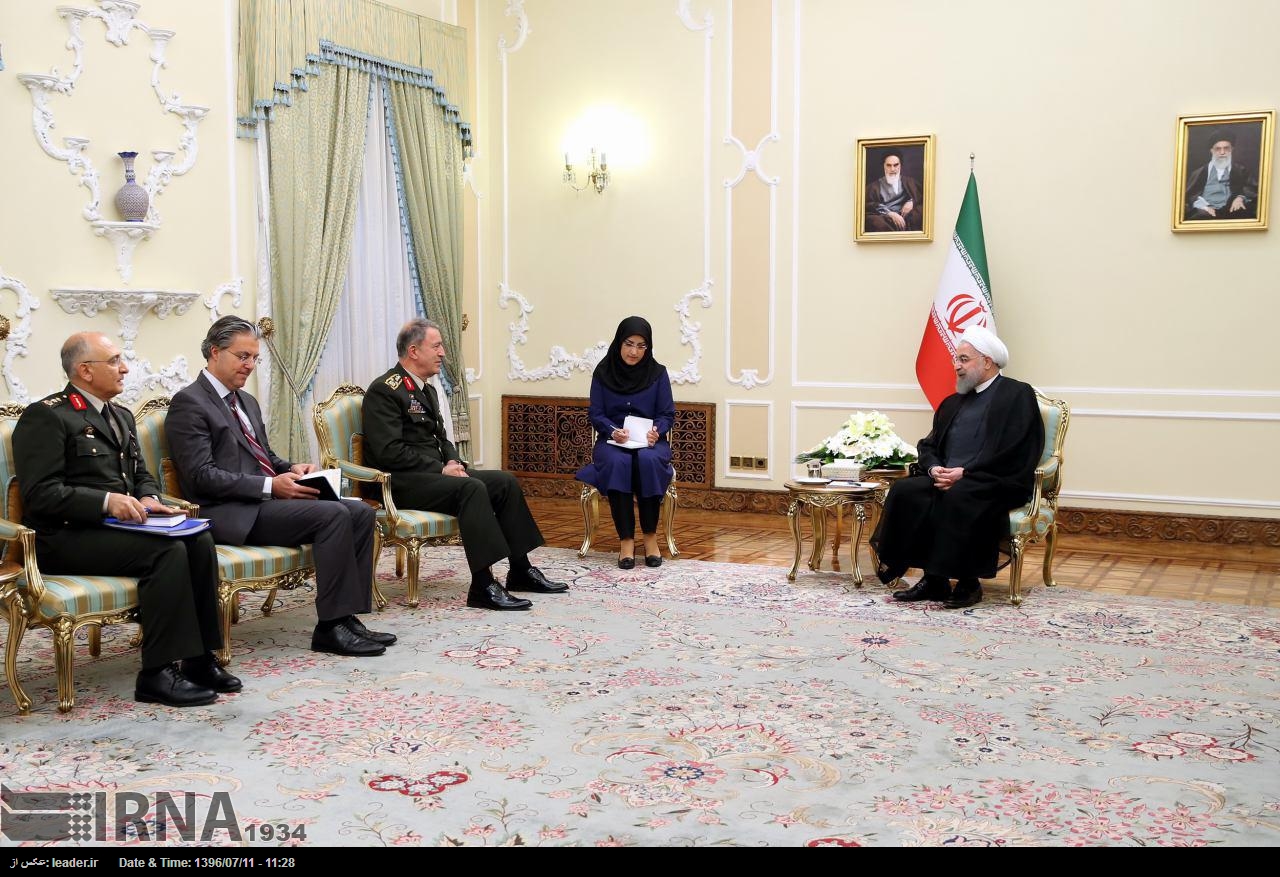 Presidente Rohani: Irán y Turquía, pilares de la estabilidad en la región Presidente Rohani: Irán y Turquía, pilares de la estabilidad en la región
