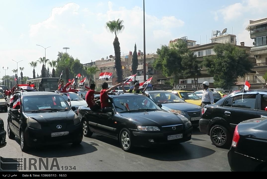 خیابان های دمشق پیش از آغاز دیدار‌ پلی‌آف مقدماتی جام جهانی با استرالیا