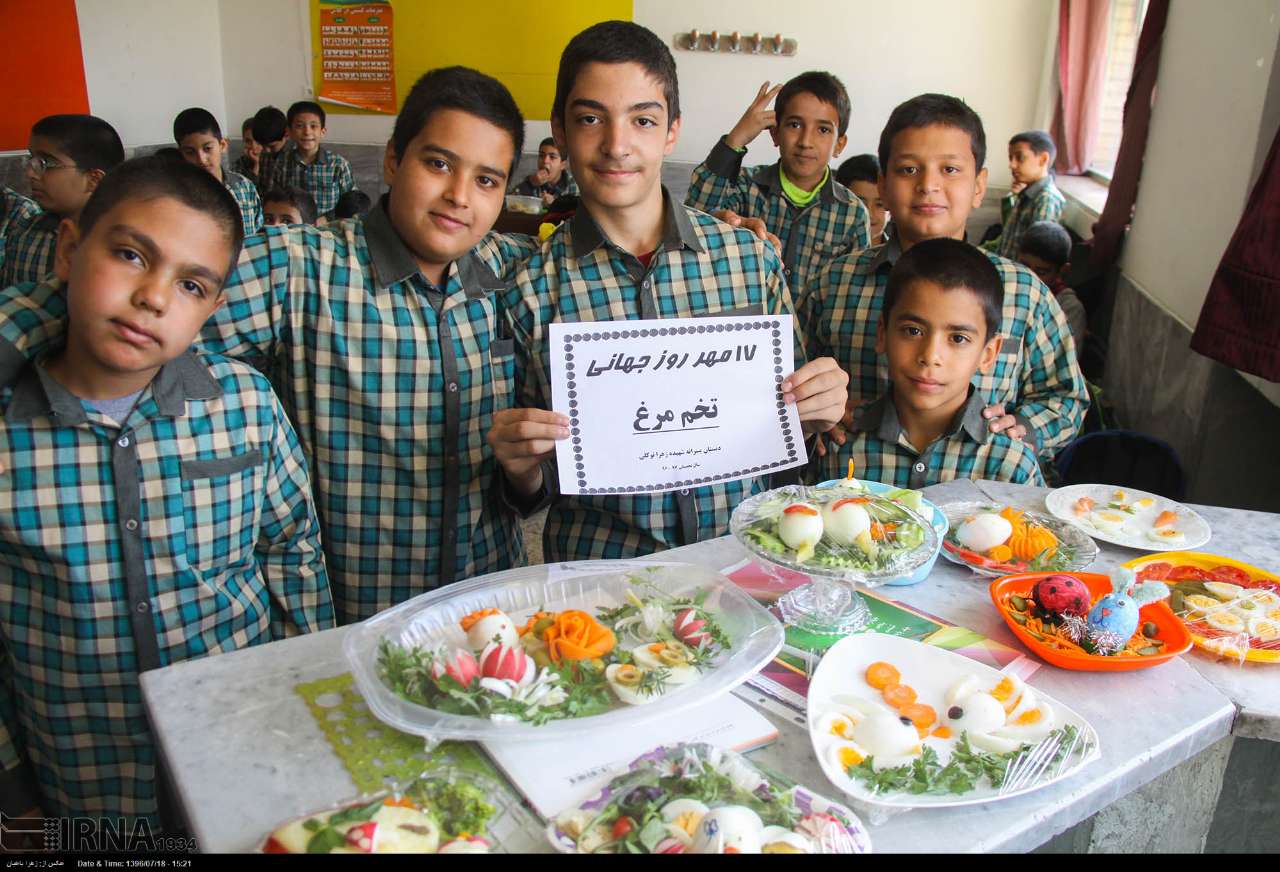 مدارس شیراز میزبان جشن روز جهانی تخم‌مرغ/توزیع ۲هزار و ۲۰۰ وعده صبحانه