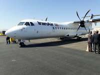 نخستین هواپیمای  ATR72-600  پسابرجامی در فرودگاه كاشان به زمین نشست