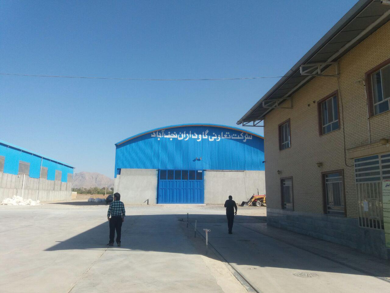 مركز جمع آوری شیر در نجف آباد افتتاح شد