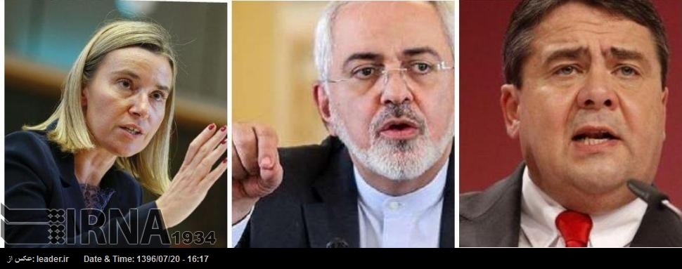 Mogherini y Gabriel conversan telefónicamente con Zarif Mogherini y Gabriel conversan telefónicamente con Zarif
