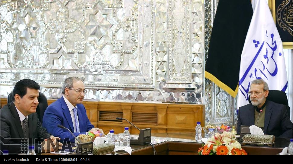 El presidente del Parlamento iraní elogia los logros de Siria en la lucha contra el terrorismo El presidente del Parlamento iraní elogia los logros de Siria en la lucha contra el terrorismo