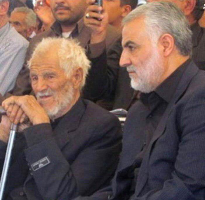 پدر سردار قاسم سلیمانی دار فانی را وداع گفت پدر سردار قاسم سلیمانی دار فانی را وداع گفت