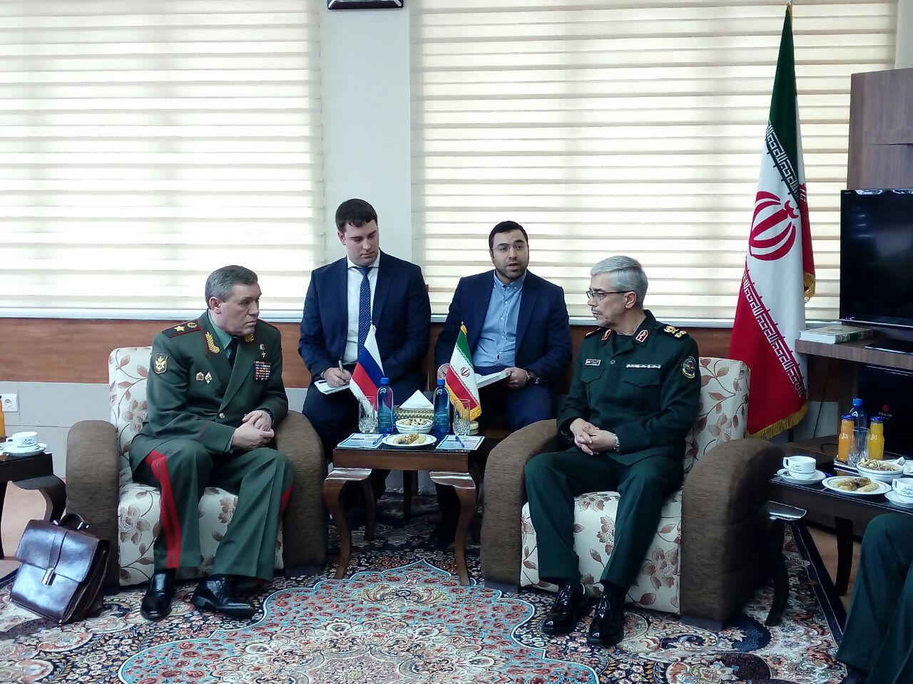 Iran top military official welcomes Russian chief of staff Iran top military official welcomes Russian chief of staff