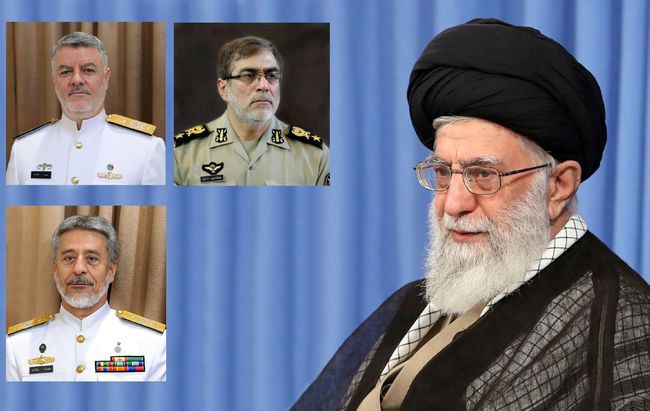سه انتصاب جدید در ارتش جمهوری اسلامی ایران انجام شد سه انتصاب جدید در ارتش جمهوری اسلامی ایران انجام شد