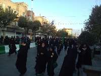 پیاده روی جاماندگان اربعین حسینی (ع)در تهران آغاز شد