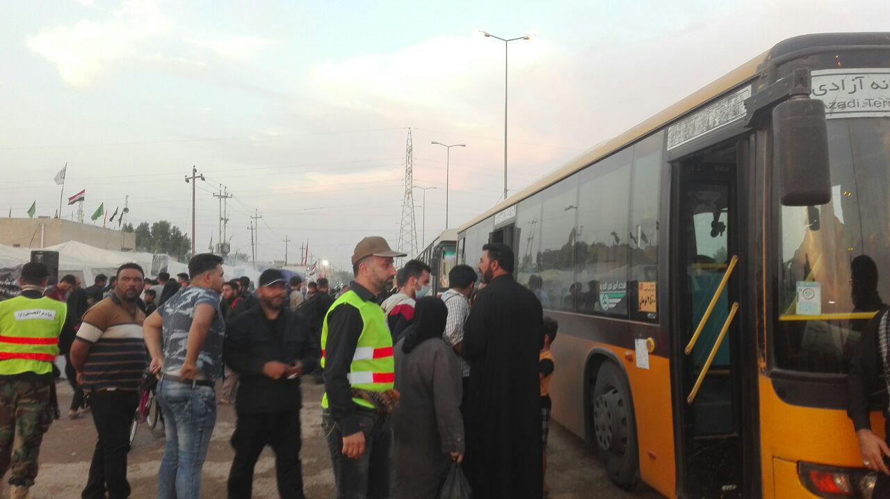 موج بازگشت زائران ايراني؛ ترافيك درجاده هاي منتهي به مرز زرباطيه / مهران