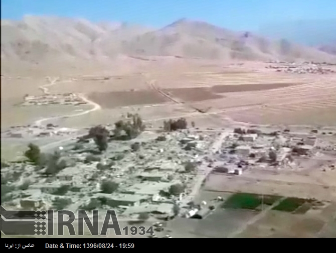 کرمانشاه -تصاویر هوایی ار روستاهای زلزله زده سرپل ذهاب
