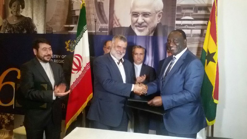 Iran, Ghana sign four cooperation documents Iran, Ghana sign four cooperation documents