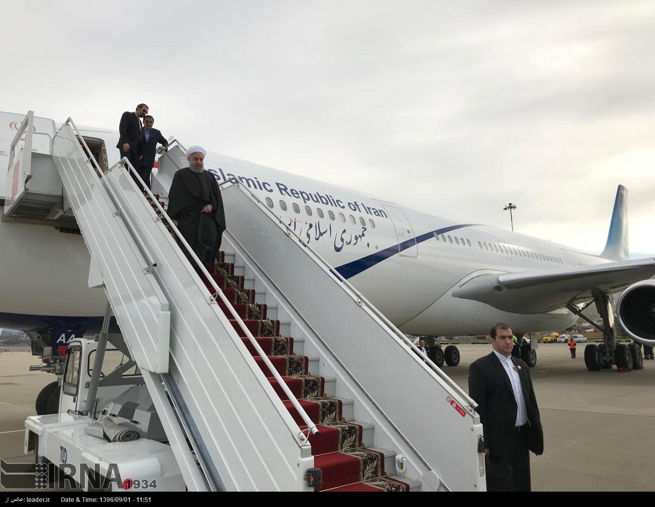 Президент Ирана прибыл в Сочи Президент Ирана прибыл в Сочи