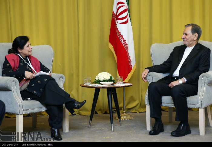 Entretien entre le 1er vice-président iranien et le chef adjoint de l'ONU Entretien entre le 1er vice-président iranien et le chef adjoint de l'ONU