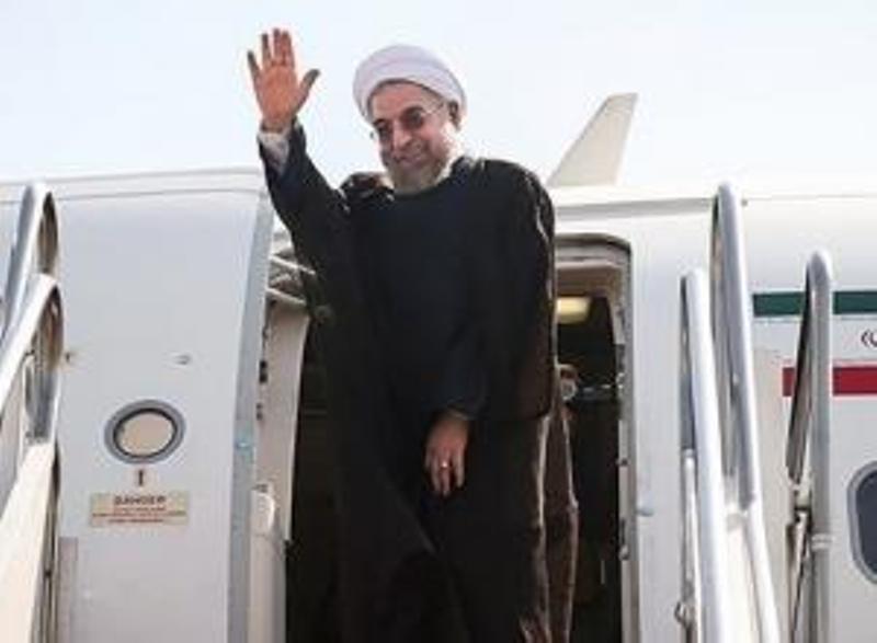 President Rouhani arrives in southeastern Iran President Rouhani arrives in southeastern Iran