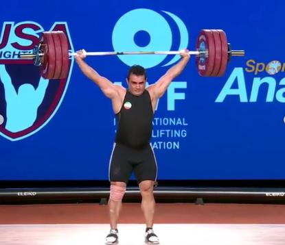Iran weightlifter breaks 2 world records, wins 2 golds Iran weightlifter breaks 2 world records, wins 2 golds