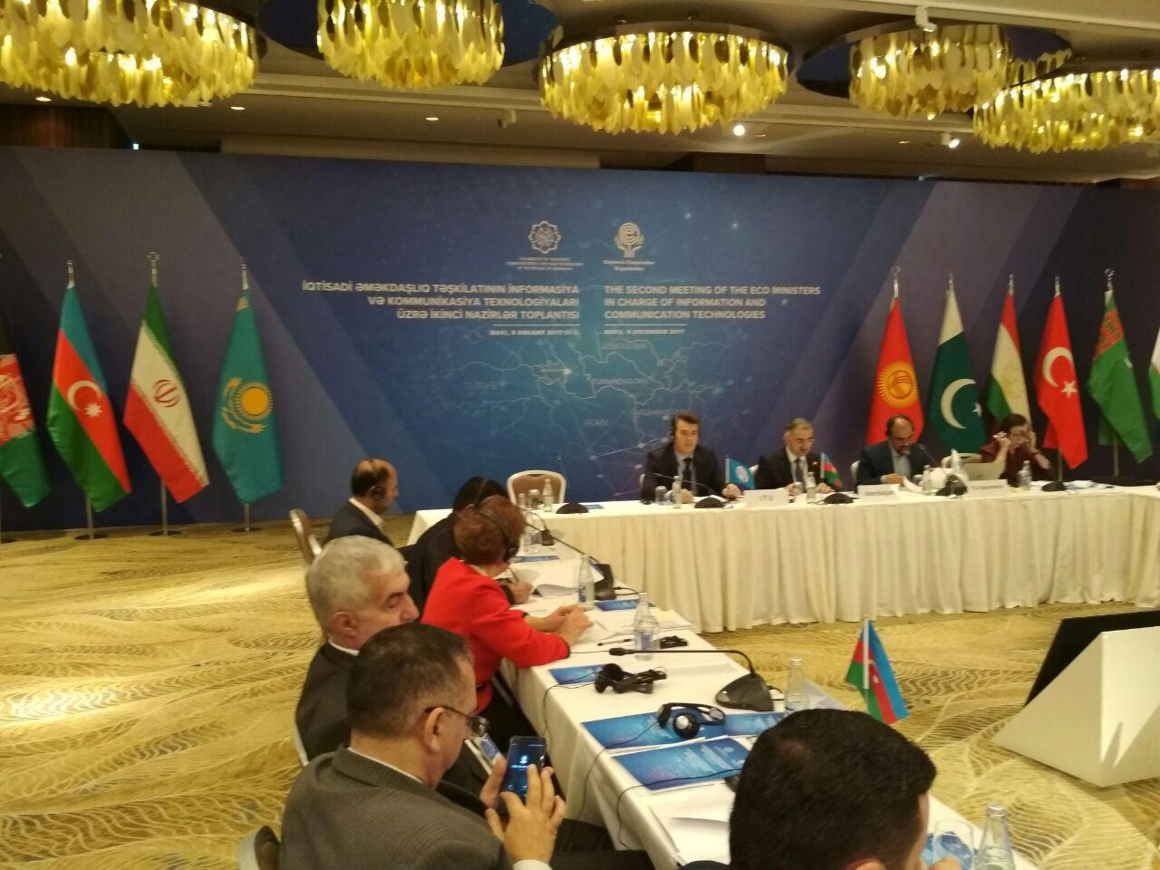 Iran attends ECO IT ministers meeting in Baku Iran attends ECO IT ministers meeting in Baku