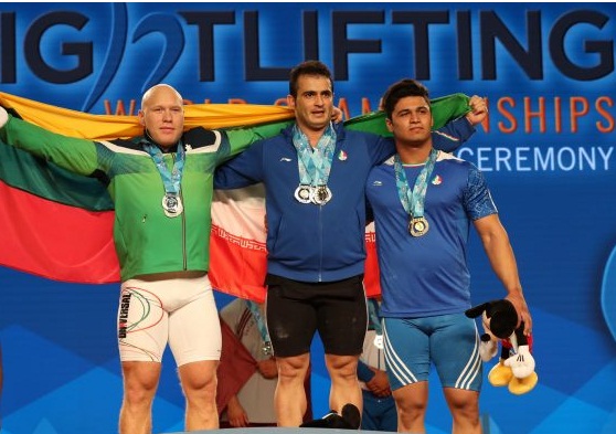 Pres Rouhani congratulates weightlifting champion Pres Rouhani congratulates weightlifting champion