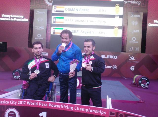 Iranian para-weightlifters bag two colorful medals Iranian para-weightlifters bag two colorful medals