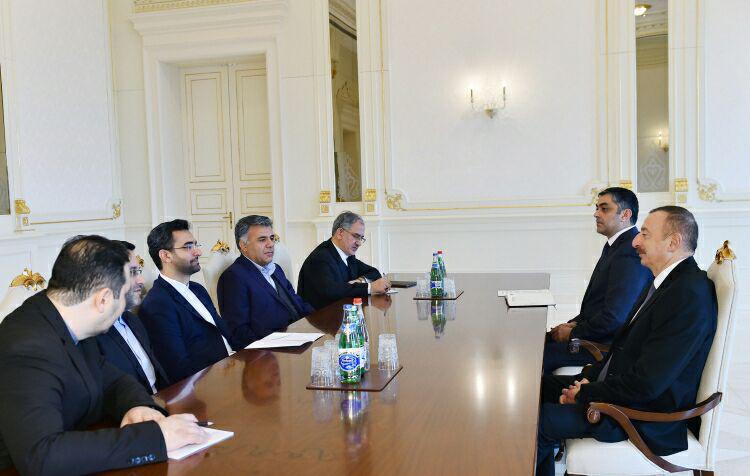 Iran communications minister confers with Azeri President Iran communications minister confers with Azeri President