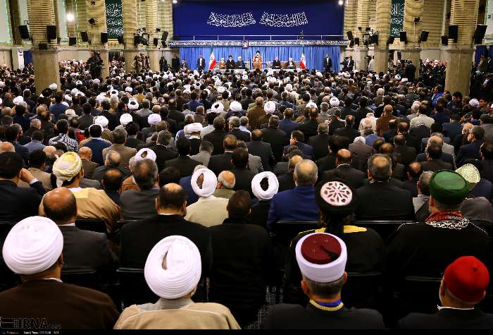 Iran Supreme Leader receives Islamic Unity Conference participants Iran Supreme Leader receives Islamic Unity Conference participants