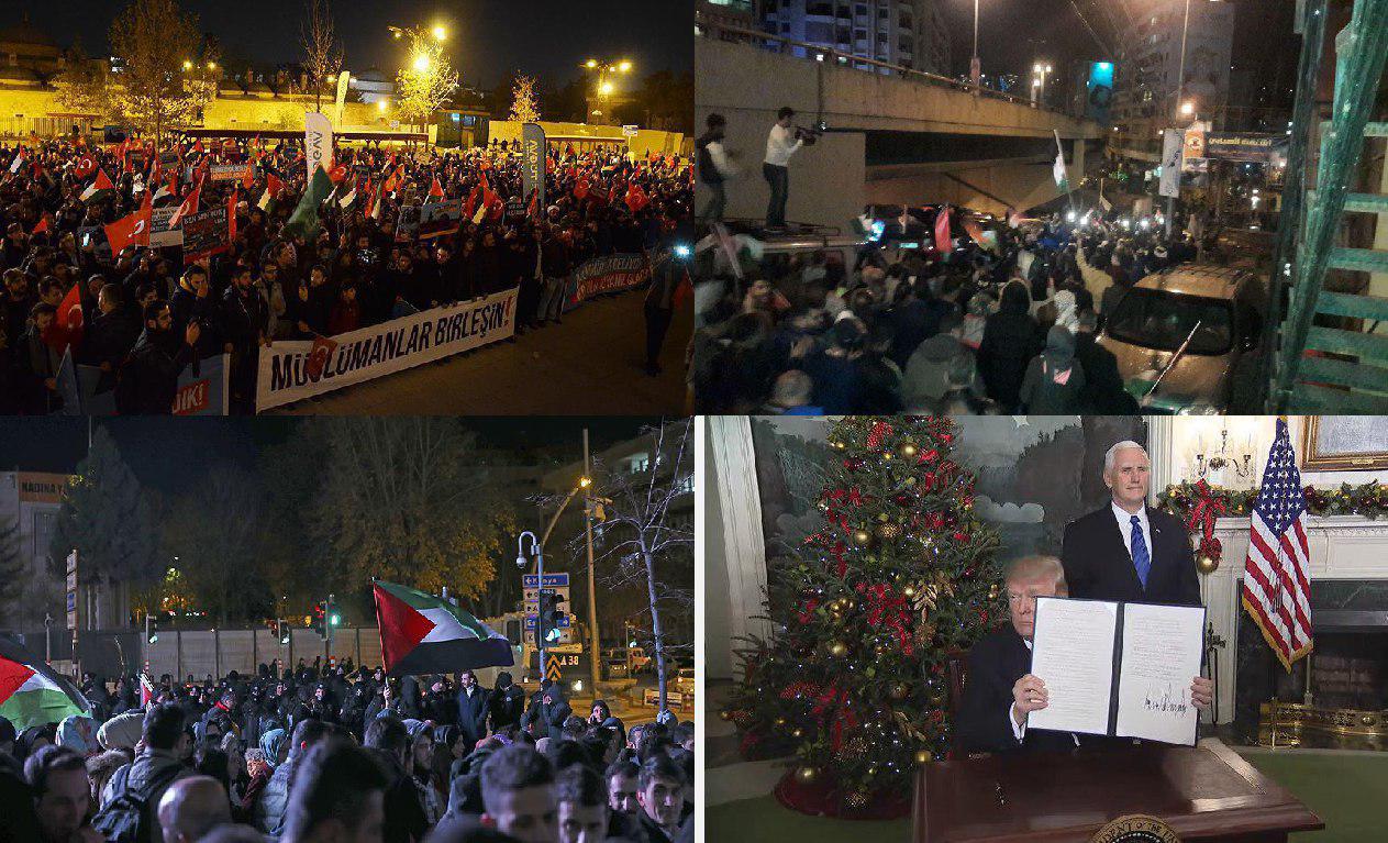 Worldwide protests against Trump's decision on Holy Quds Worldwide protests against Trump's decision on Holy Quds