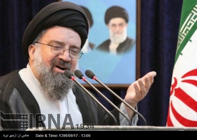 ایران اپنی میزائل قابلیت کو بڑھانے کیلئے پُرعزم ہے: تہران امام جمعہ ایران اپنی میزائل قابلیت کو بڑھانے کیلئے پُرعزم ہے: تہران امام جمعہ
