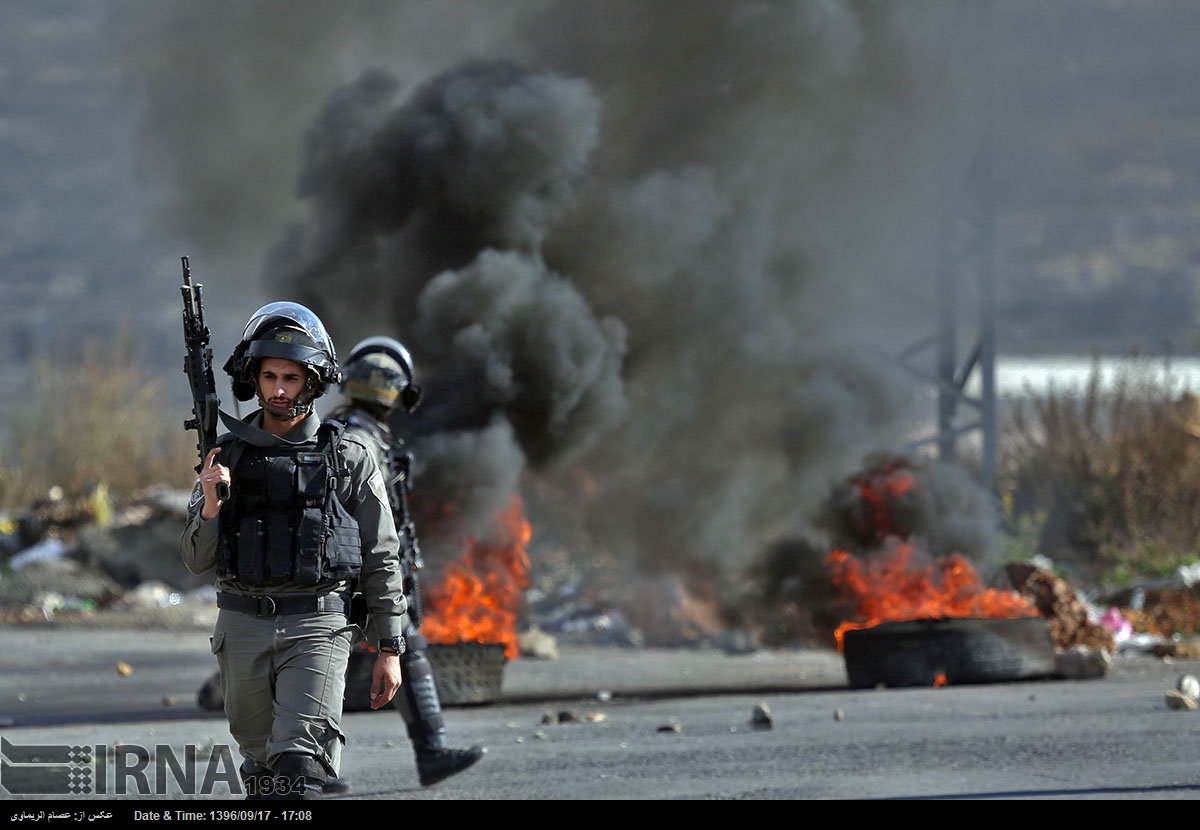 درگیری جوانان فلسطینی با نظامیان اشغالگر در نابلس/ ۱۹ فلسطینی مجروح شدند