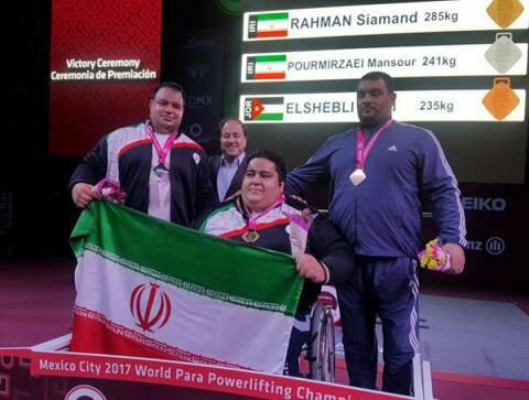 سيامند رحمان در وزن فوق سنگين وزنه برداري معلولان قهرمان جهان شد
