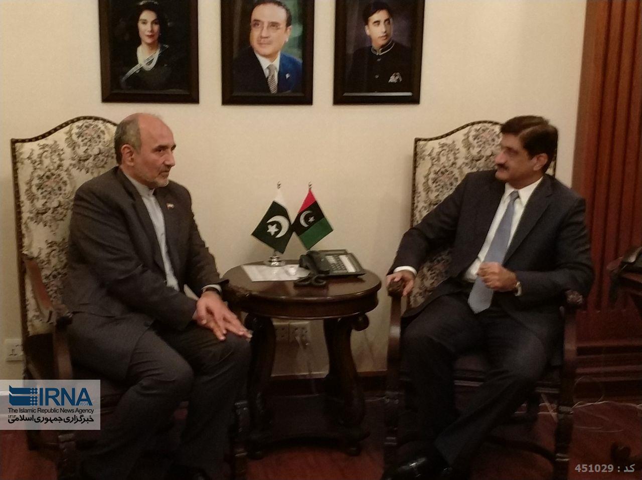 Iran's envoy calls on Pak Chief Minister, discusses bilateral ties Iran's envoy calls on Pak Chief Minister, discusses bilateral ties
