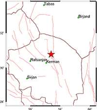 زلزله چهار ریشتری كرمان خسارتی نداشت