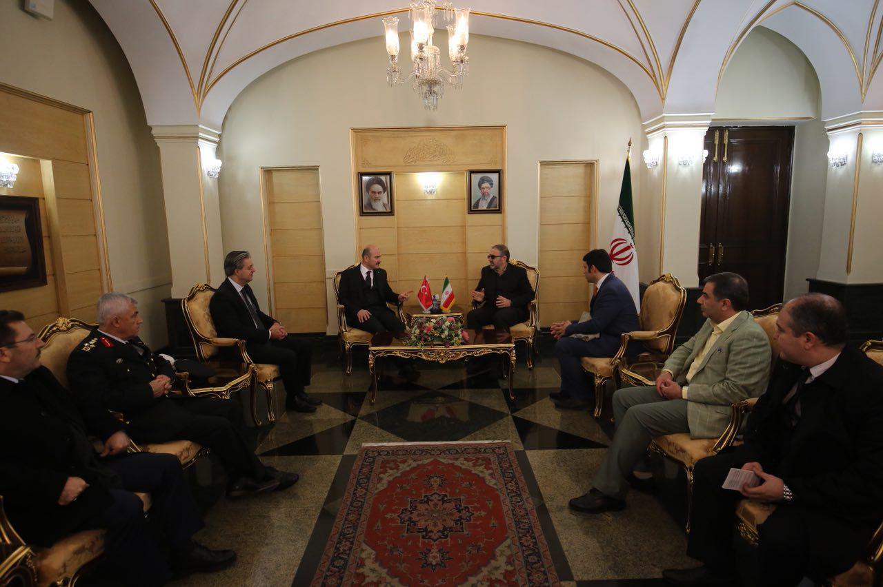 Turkish interior minister arrives in Tehran Turkish interior minister arrives in Tehran