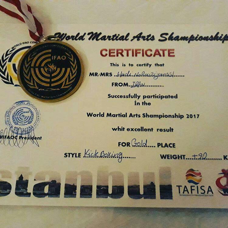 Iran Muay Thai fighter wins World Martial Arts Games Iran Muay Thai fighter wins World Martial Arts Games