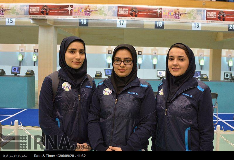 ایران کی خواتین شوٹرز نے ایشیائی مقابلوں میں طلائی تمغہ جیت لیا ایران کی خواتین شوٹرز نے ایشیائی مقابلوں میں طلائی تمغہ جیت لیا
