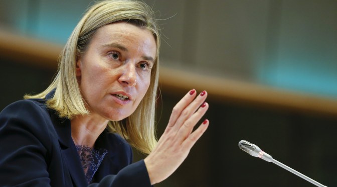 Mogherini: EU members not to follow US on Quds Mogherini: EU members not to follow US on Quds